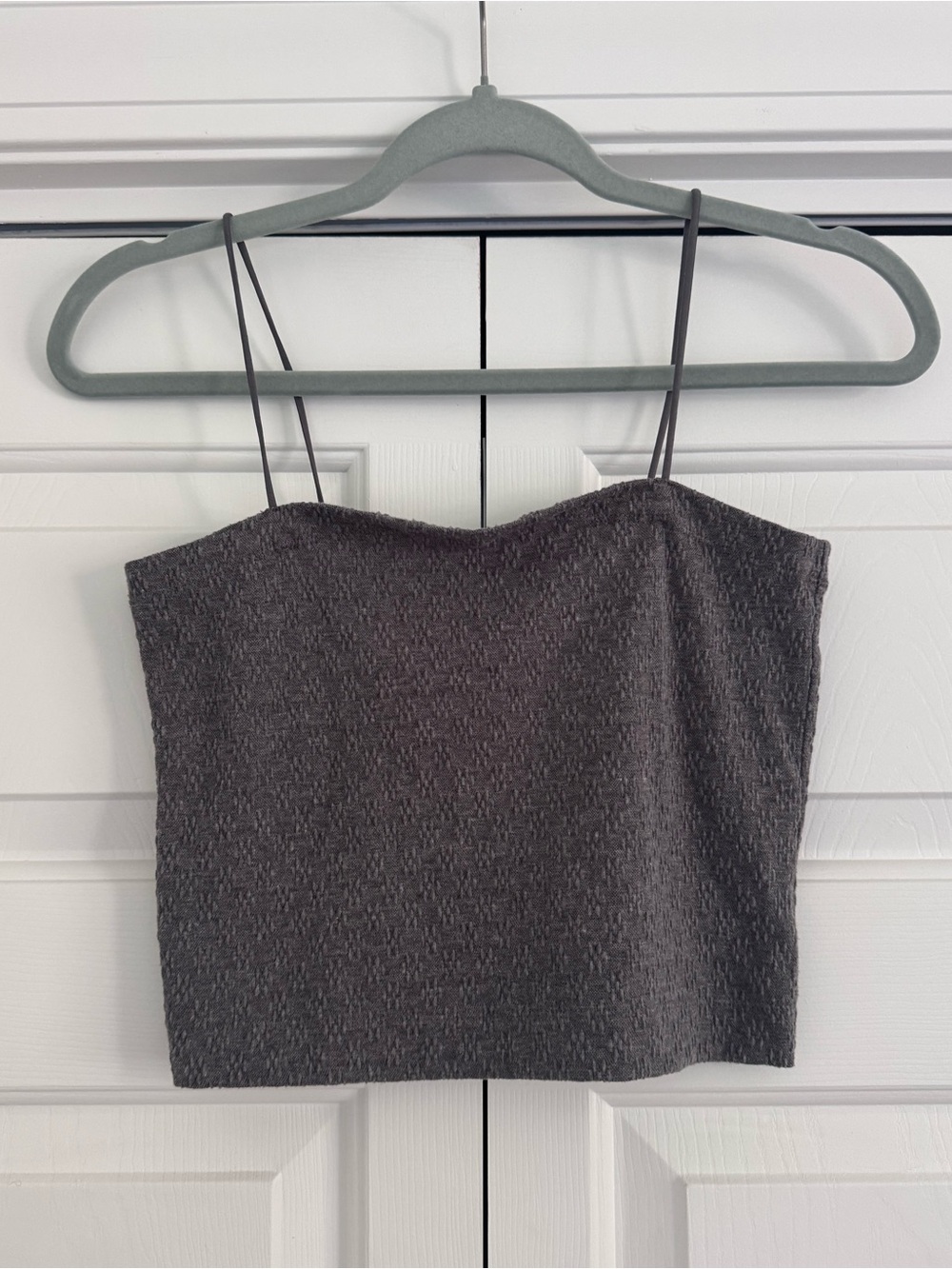 AE Textured Bungee Strap Cropped Cami